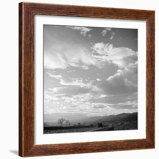 Truck on a Rural Road in Part of the Poor Valley, Home of Folk Music Legends the Carter Family-Eric Schaal-Framed Photographic Print