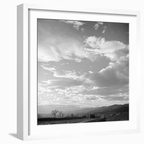 Truck on a Rural Road in Part of the Poor Valley, Home of Folk Music Legends the Carter Family-Eric Schaal-Framed Photographic Print