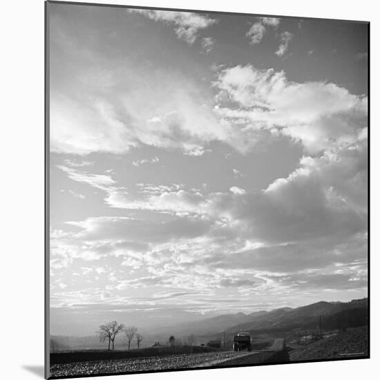 Truck on a Rural Road in Part of the Poor Valley, Home of Folk Music Legends the Carter Family-Eric Schaal-Mounted Photographic Print