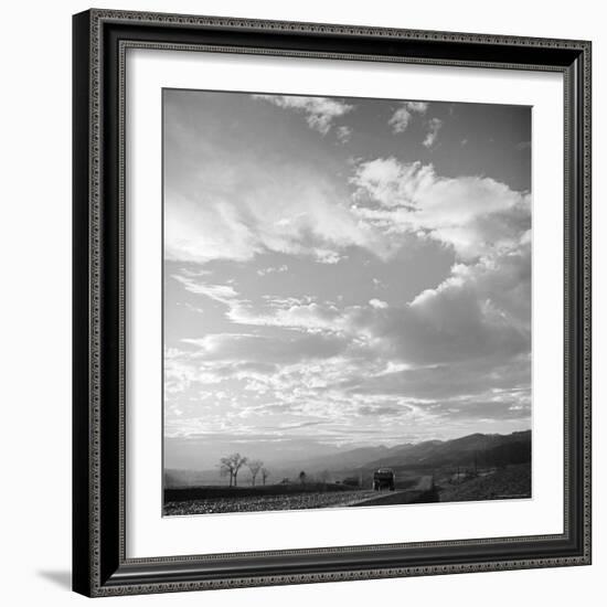 Truck on a Rural Road in Part of the Poor Valley, Home of Folk Music Legends the Carter Family-Eric Schaal-Framed Photographic Print