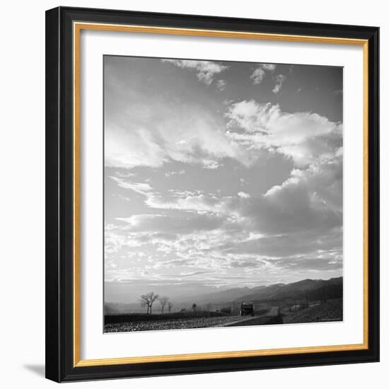 Truck on a Rural Road in Part of the Poor Valley, Home of Folk Music Legends the Carter Family-Eric Schaal-Framed Photographic Print