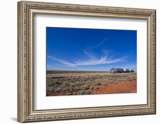 Truck Riding Through the Outback of South Australia, Australia, Pacific-Michael Runkel-Framed Photographic Print