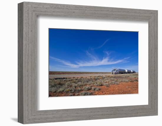 Truck Riding Through the Outback of South Australia, Australia, Pacific-Michael Runkel-Framed Photographic Print