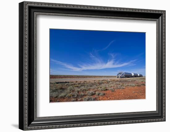 Truck Riding Through the Outback of South Australia, Australia, Pacific-Michael Runkel-Framed Photographic Print