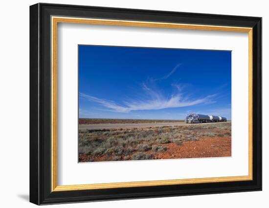 Truck Riding Through the Outback of South Australia, Australia, Pacific-Michael Runkel-Framed Photographic Print