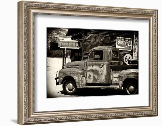 Truck - Route 66 - Gas Station - Arizona - United States-Philippe Hugonnard-Framed Photographic Print