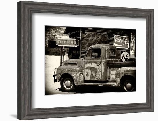 Truck - Route 66 - Gas Station - Arizona - United States-Philippe Hugonnard-Framed Photographic Print