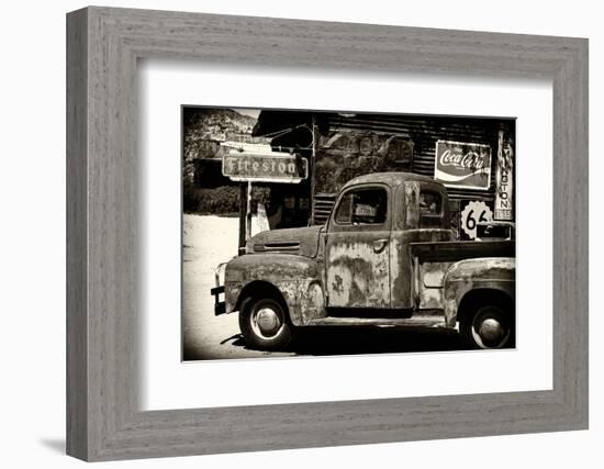 Truck - Route 66 - Gas Station - Arizona - United States-Philippe Hugonnard-Framed Photographic Print