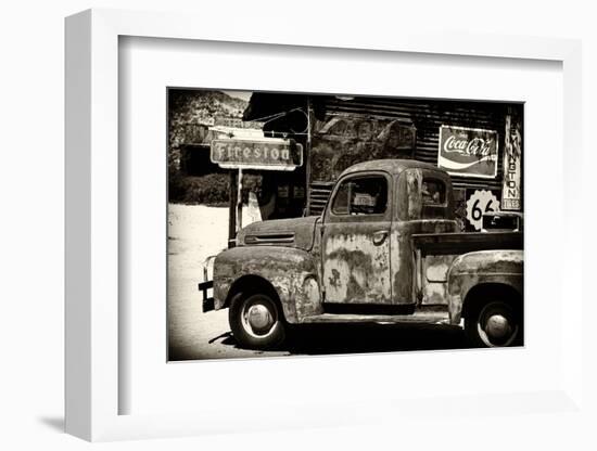 Truck - Route 66 - Gas Station - Arizona - United States-Philippe Hugonnard-Framed Photographic Print