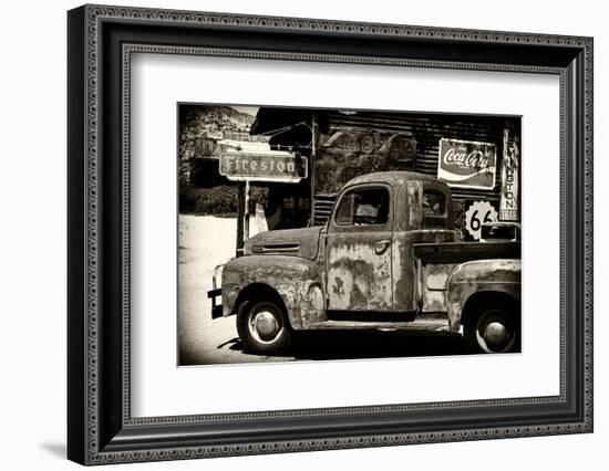 Truck - Route 66 - Gas Station - Arizona - United States-Philippe Hugonnard-Framed Photographic Print