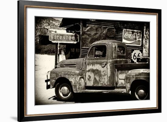 Truck - Route 66 - Gas Station - Arizona - United States-Philippe Hugonnard-Framed Photographic Print