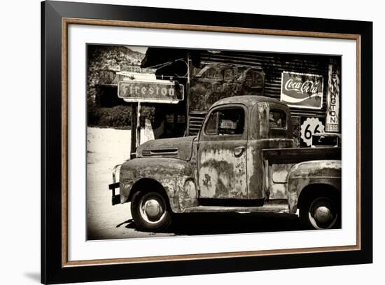 Truck - Route 66 - Gas Station - Arizona - United States-Philippe Hugonnard-Framed Photographic Print