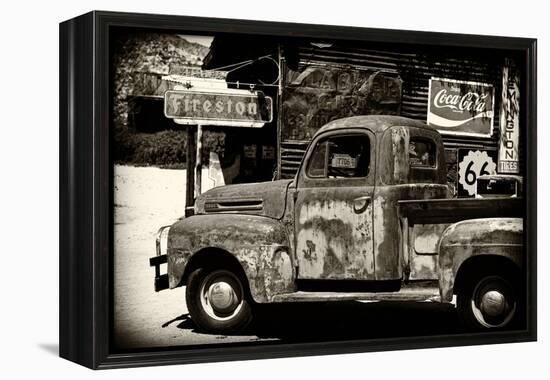 Truck - Route 66 - Gas Station - Arizona - United States-Philippe Hugonnard-Framed Premier Image Canvas