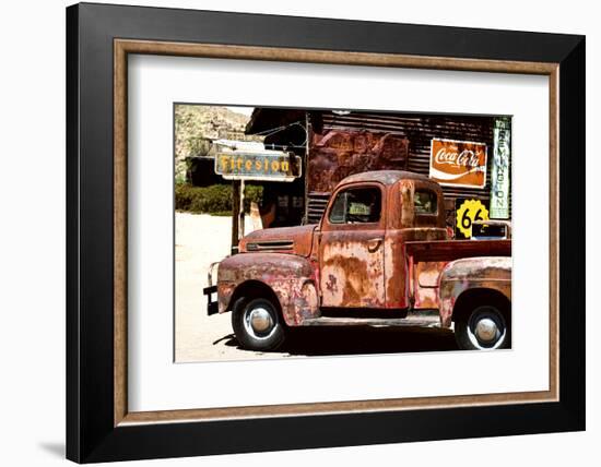 Truck - Route 66 - Gas Station - Arizona - United States-Philippe Hugonnard-Framed Photographic Print