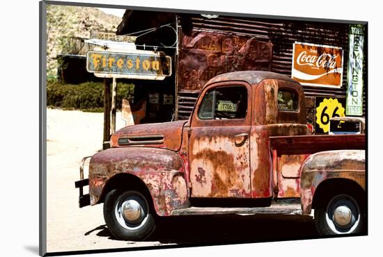 Truck - Route 66 - Gas Station - Arizona - United States-Philippe Hugonnard-Mounted Photographic Print