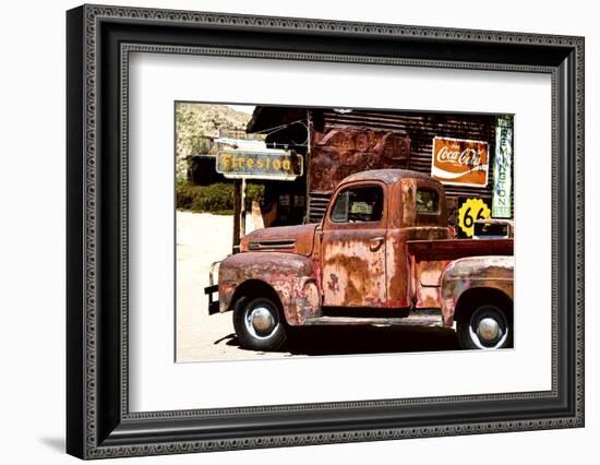 Truck - Route 66 - Gas Station - Arizona - United States-Philippe Hugonnard-Framed Photographic Print