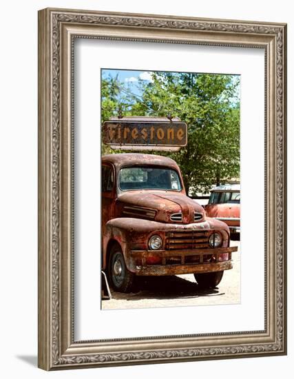 Truck - Route 66 - Gas Station - Arizona - United States-Philippe Hugonnard-Framed Photographic Print