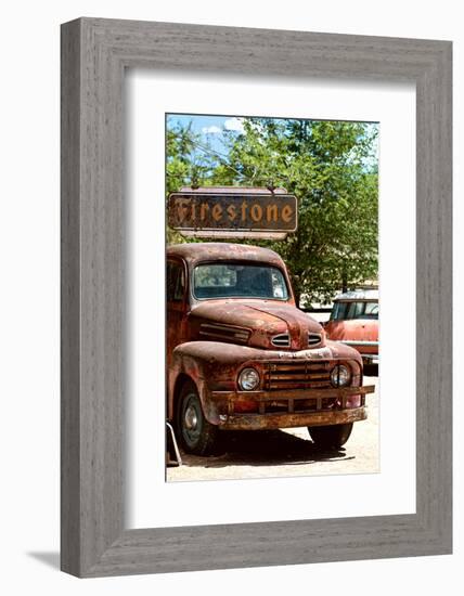 Truck - Route 66 - Gas Station - Arizona - United States-Philippe Hugonnard-Framed Photographic Print