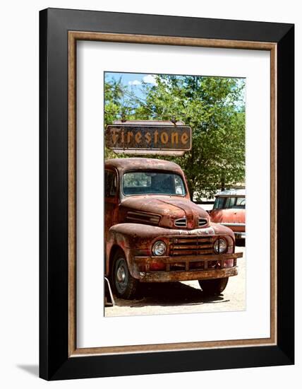 Truck - Route 66 - Gas Station - Arizona - United States-Philippe Hugonnard-Framed Photographic Print