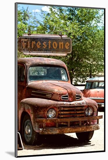 Truck - Route 66 - Gas Station - Arizona - United States-Philippe Hugonnard-Mounted Photographic Print