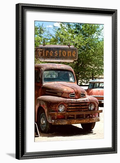 Truck - Route 66 - Gas Station - Arizona - United States-Philippe Hugonnard-Framed Photographic Print