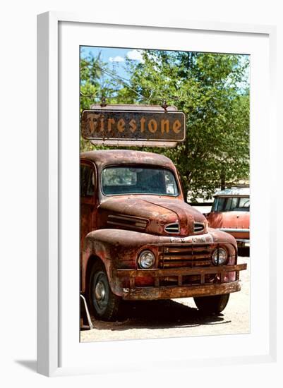 Truck - Route 66 - Gas Station - Arizona - United States-Philippe Hugonnard-Framed Photographic Print