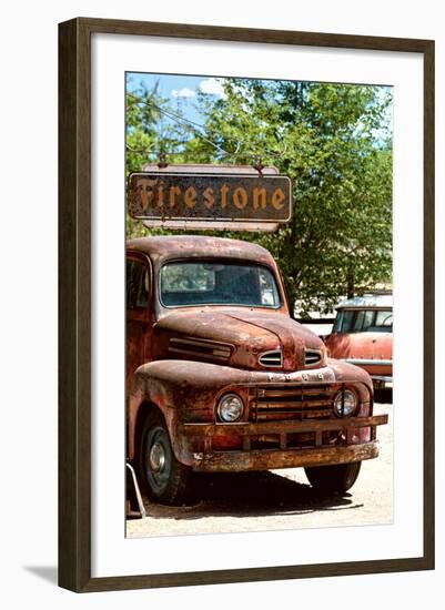 Truck - Route 66 - Gas Station - Arizona - United States-Philippe Hugonnard-Framed Photographic Print