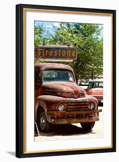 Truck - Route 66 - Gas Station - Arizona - United States-Philippe Hugonnard-Framed Photographic Print