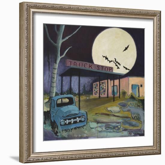 Truck Stop, 2015-Anastasia Lennon-Framed Giclee Print