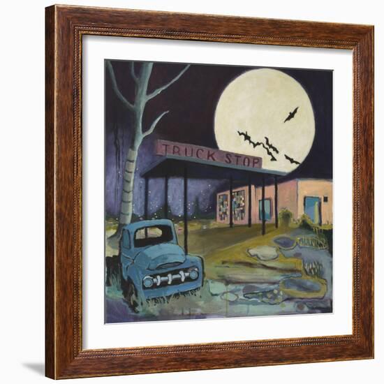 Truck Stop, 2015-Anastasia Lennon-Framed Giclee Print