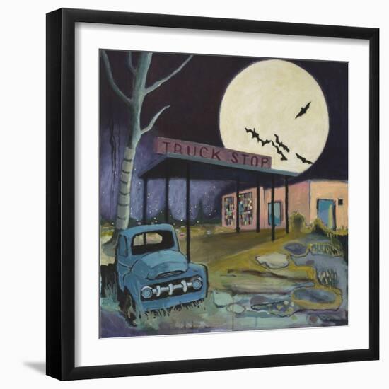 Truck Stop, 2015-Anastasia Lennon-Framed Giclee Print