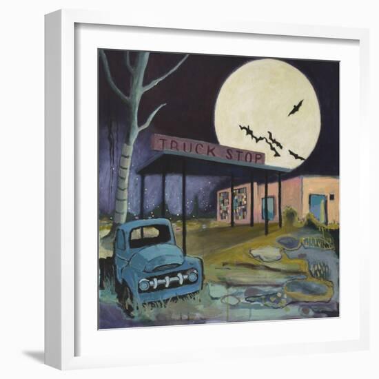 Truck Stop, 2015-Anastasia Lennon-Framed Giclee Print