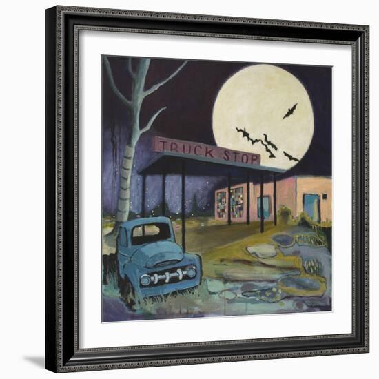 Truck Stop, 2015-Anastasia Lennon-Framed Giclee Print