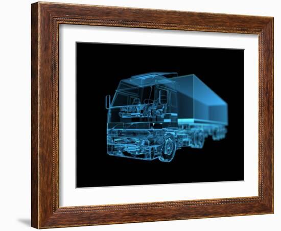 Truck-sauliusl-Framed Art Print