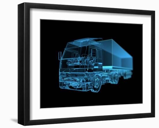 Truck-sauliusl-Framed Art Print