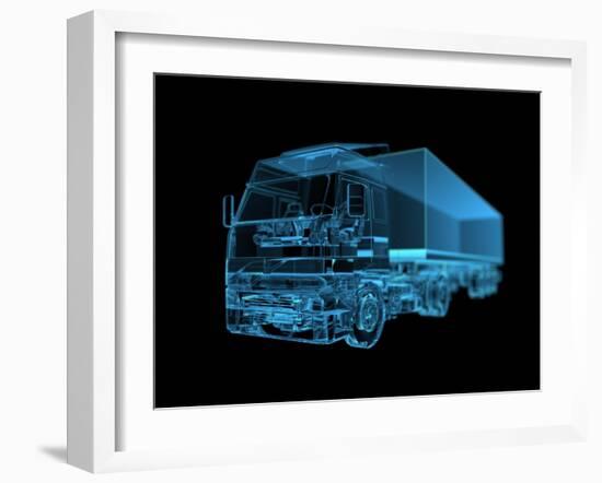 Truck-sauliusl-Framed Art Print