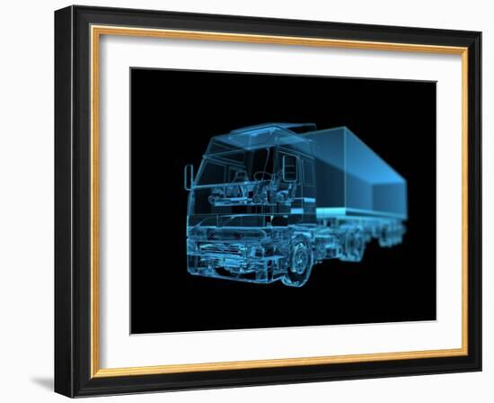 Truck-sauliusl-Framed Art Print