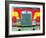 Trucking-Brian James-Framed Art Print