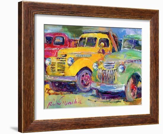 Trucks-Richard Wallich-Framed Art Print