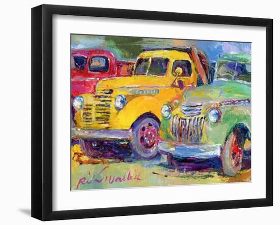 Trucks-Richard Wallich-Framed Art Print