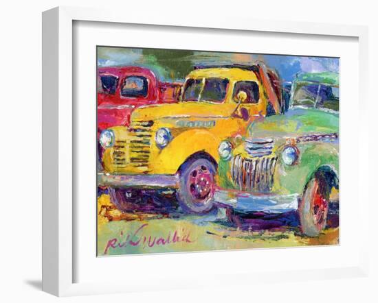 Trucks-Richard Wallich-Framed Art Print