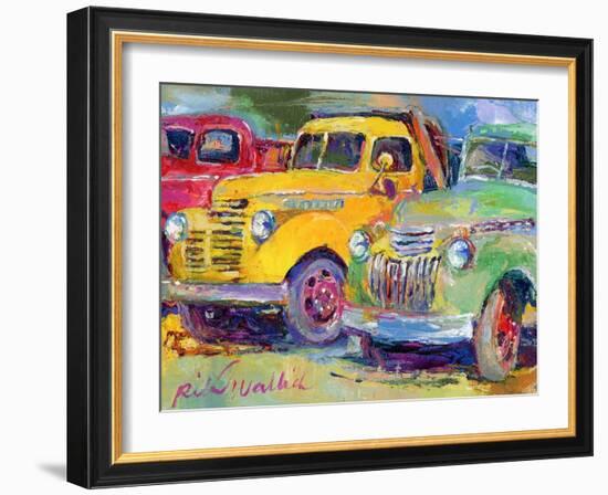 Trucks-Richard Wallich-Framed Art Print