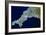 True-colour Satellite Image of Cornwall, UK-PLANETOBSERVER-Framed Photographic Print