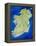 True-colour Satellite Image of Ireland-PLANETOBSERVER-Framed Premier Image Canvas