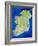 True-colour Satellite Image of Ireland-PLANETOBSERVER-Framed Photographic Print