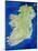 True-colour Satellite Image of Ireland-PLANETOBSERVER-Mounted Photographic Print