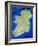 True-colour Satellite Image of Ireland-PLANETOBSERVER-Framed Photographic Print