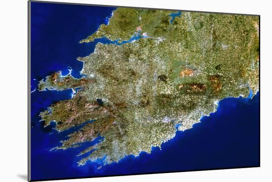 True-colour Satellite Image of Munster, Ireland-PLANETOBSERVER-Mounted Photographic Print