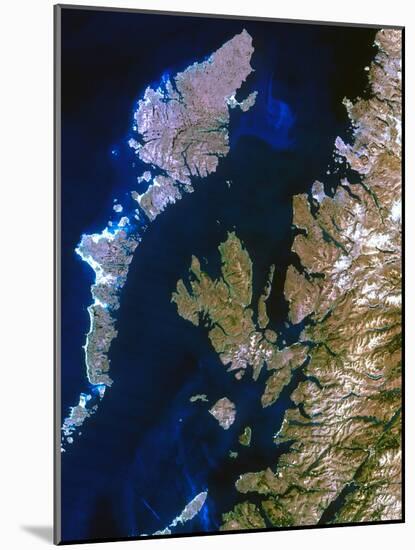 True-colour Satellite Image of Northwest Scotland-PLANETOBSERVER-Mounted Photographic Print