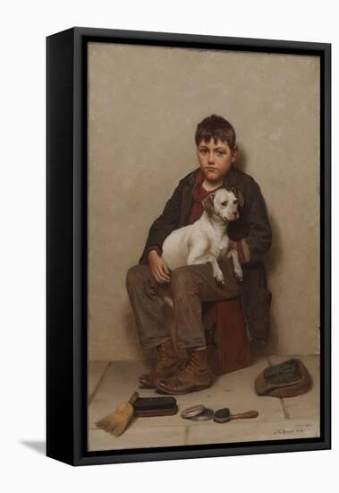 True Friends, 1900 (Oil on Canvas)-John George Brown-Framed Premier Image Canvas